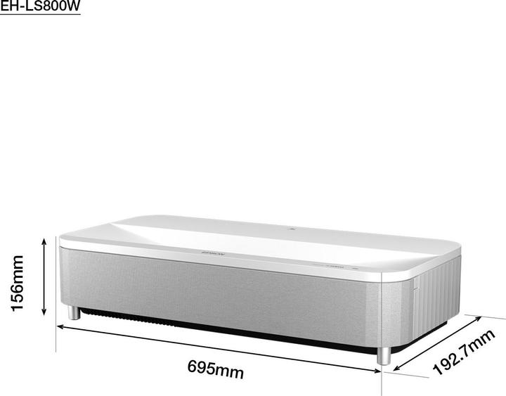 Image du produit Epson EH-LS800W (4K, 4000 lm, 0.16 - 0.4:1)