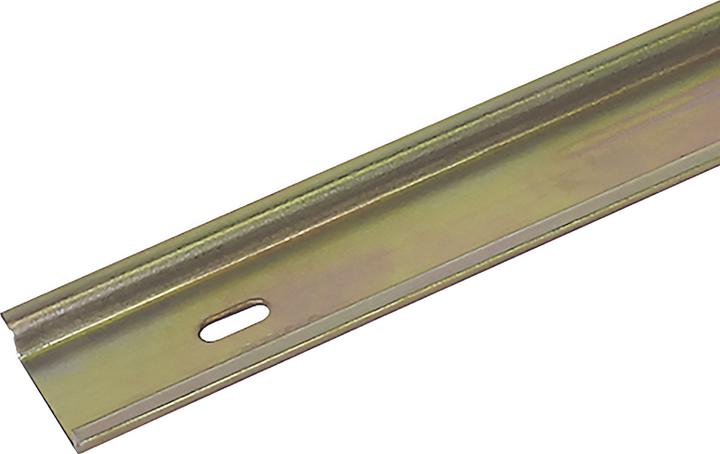 Actual product image Hager DIN profile rail sheet DIN32 gold cal
