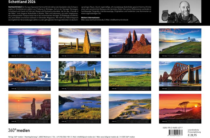 Produktbild Schottland Premiumkalender 2026 (50 x 35 cm, Deutsch)