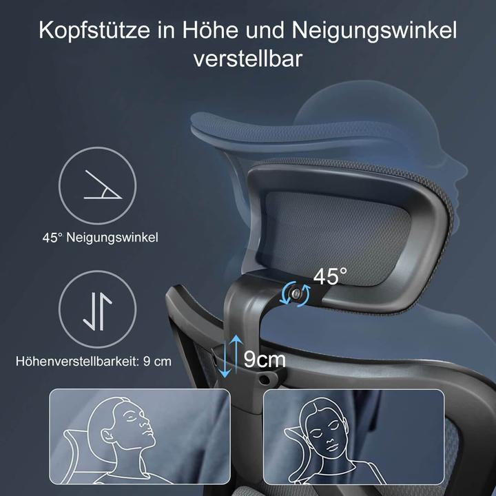 Produktbild Sihoo Bürostuhl mit Lendenwirbelstütze