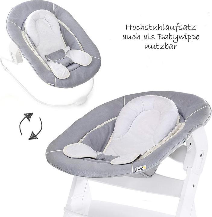Produktbild Hauck Hochstühle Alpha Plus White Newborn Set - 4-tlg. Hochstuhl + (Hochstuhl)