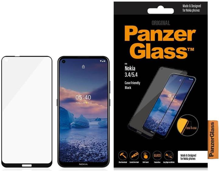 Actual product image PanzerGlass Edge-to-Edge (1 Piece, Nokia 5.4, Nokia 3.4)