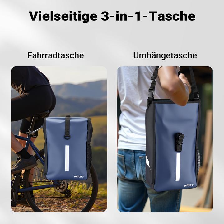 Produktbild Wiltec Gepäckträgertasche (16 l, Gepäckträgertasche)