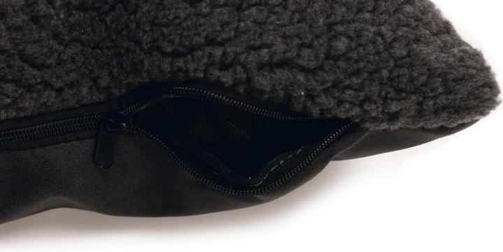 Actual product image Beeztees Memory Foam Dog Bed Uma in Anthracite (Dog)