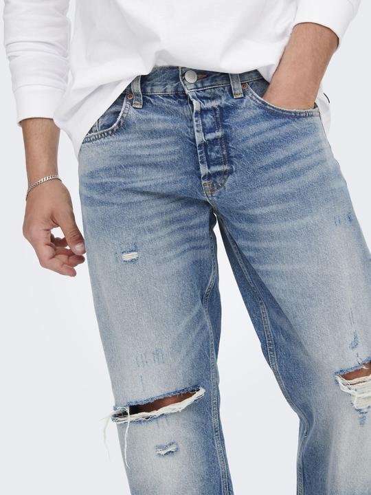 Immagine prodotto Only & Sons Jeans ONSEDGE LIGHT BLUE dal taglio ampio (W30/L34)