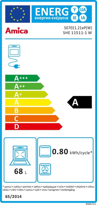 Energie-Label Amica SHE 11511