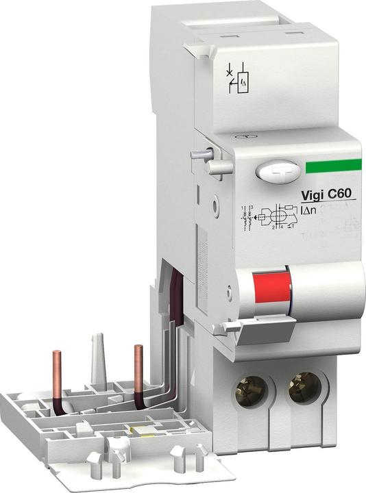Produktbild Schneider Electric M9V11263 M9 VIGI C60 2P 63A 30MA AC FI-Block