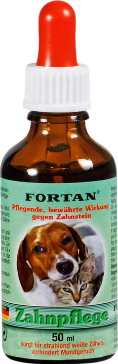 Actual product image Fortan Dental care for dogs & cats, 50 ml solution (Cat, Dog, 50 ml)