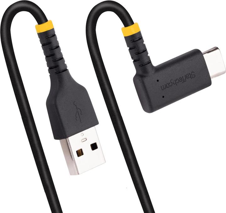 Image du produit StarTech com R2ACR-2M-USB-CABLE, 2 m, USB A, USB C, USB 2.0, 480 Mbit/s, Noir (2 m, USB 2.0)