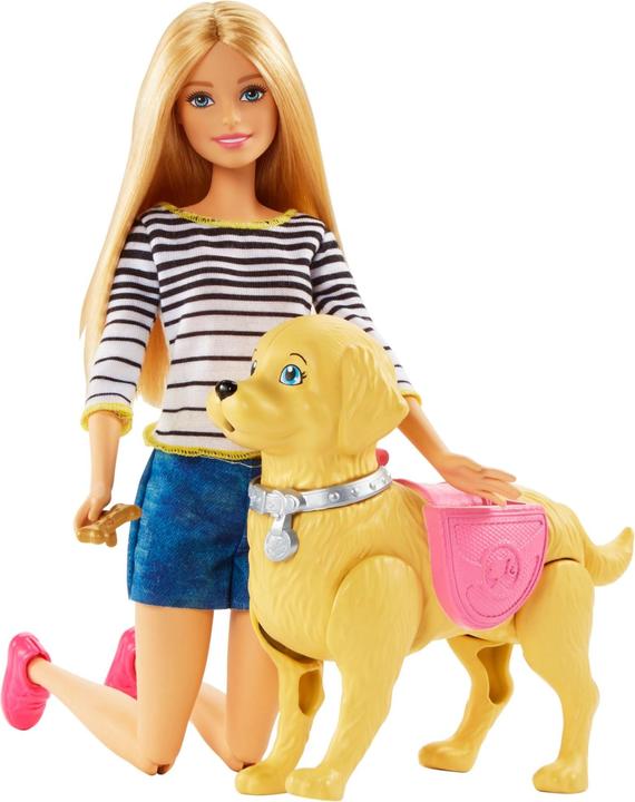 Actual product image Barbie dog walk puppies