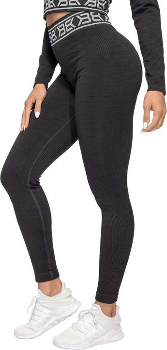 Actual product image Better Bodies Rib Seamless Leggings Black Melange (XS)