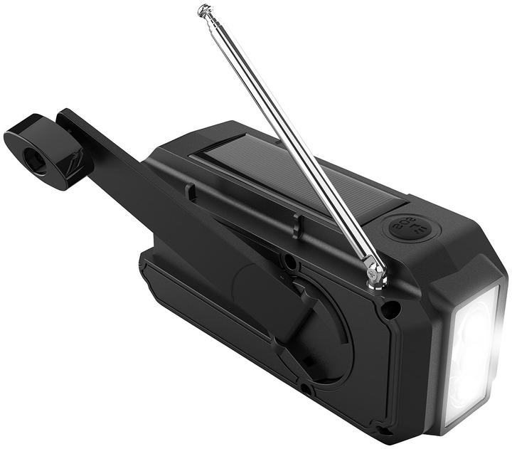 Produktbild Infactory 2er-Set Solar- & Dynamo-Koffer-Radio (FM, AM)