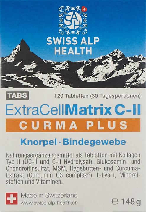 Produktbild Swiss Alp Health Matrix C-II Curma Plus (120 Stück, Tabletten, 205 g)