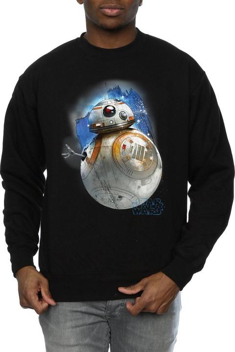 Actual product image Star Wars Mens The Last Jedi BB-8 Brushed Sweatshirt (XL)