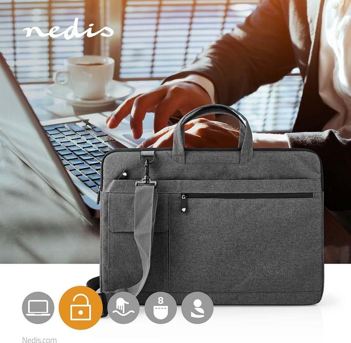 Image du produit Nedis Notebook Bag - Laptop Bag - Briefcase - Shoulder Bag - Wearing Belt - 17-18" - (18", Universel)