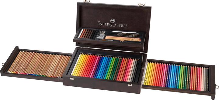 Immagine prodotto Faber-Castell Cassa di legno Art&Graphic Collection (Multicolore, 125 x)