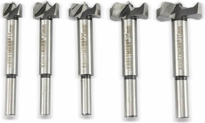 Immagine prodotto BGS Punta Forstner impostata (25 mm, 20 mm, 30 mm, 15 mm, 35 mm)