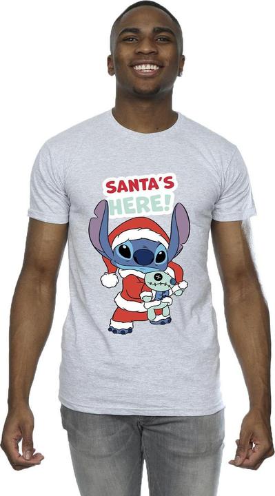Image du produit Disney - T-shirt LILO & STITCH SANTA'S HERE - Homme (S)