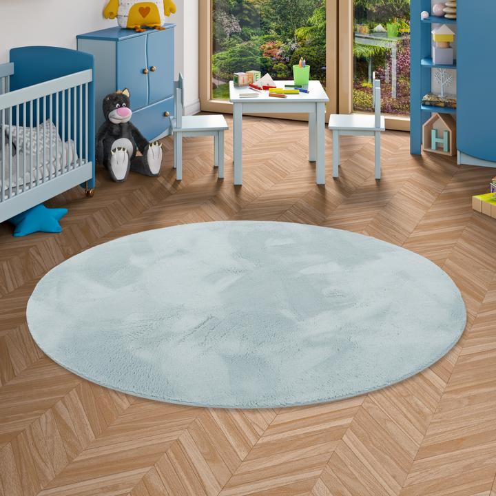 Immagine prodotto Pergamon Kinder Super Soft Fellteppich Pearl Kids Rund (160 x 160 cm)