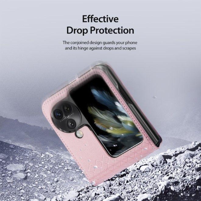 Produktbild Dux Ducis Bril Series Leder Hülle (Oppo Find N3 Flip)