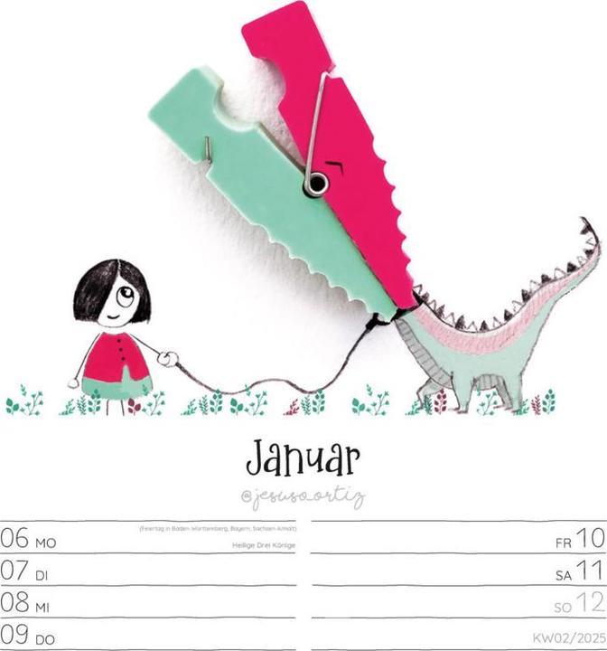 Image du produit Little Dreams - Calendrier Semaine 2025 (Allemand)