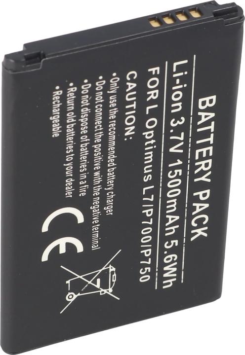 Actual product image LG Battery Optimus L7, Optimus P700, BL-44JH
