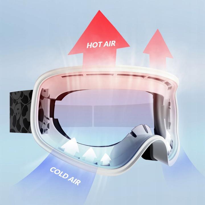 Immagine prodotto Qunature The others Panda Ski Goggles for Kids - Black/White