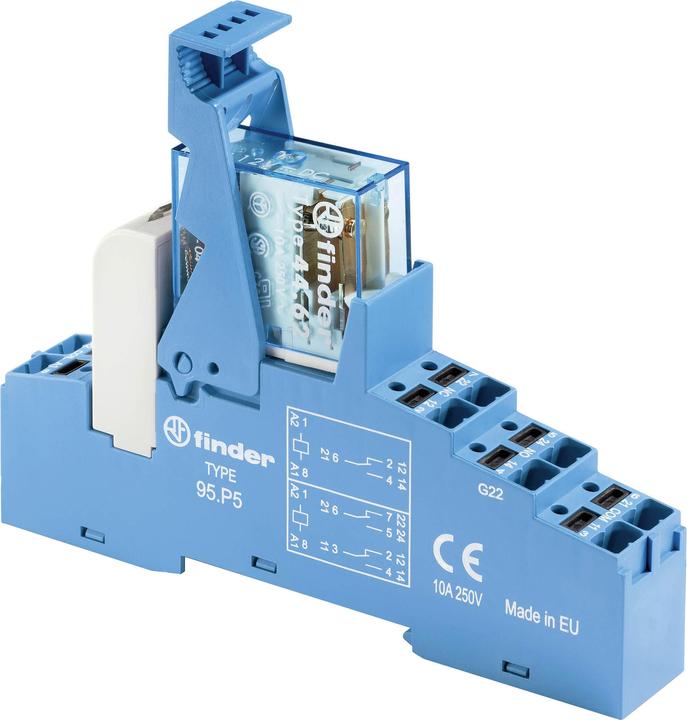 Actual product image Finder Relay interface module push-in terminals