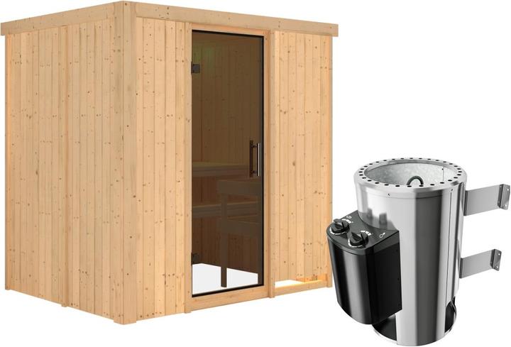 Produktbild Karibu Fanja ohne Dachkranz (Plug & Play 3,6 KW interne Steuerung)