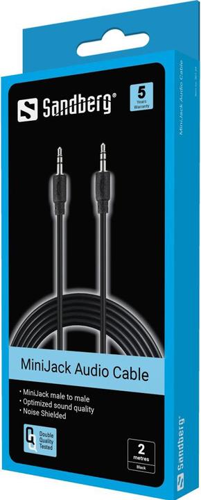 Immagine prodotto Sandberg mini martinetto (2 m, Connettore da 3,5 mm (AUX))