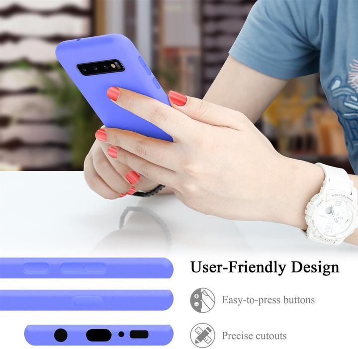 Actual product image Cadorabo TPU Liquid Silicone Case Cover (Samsung Galaxy S10+)