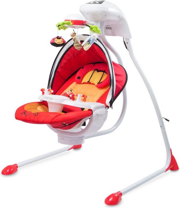 Caretero Huśtawka elektryczna Bugies Red
