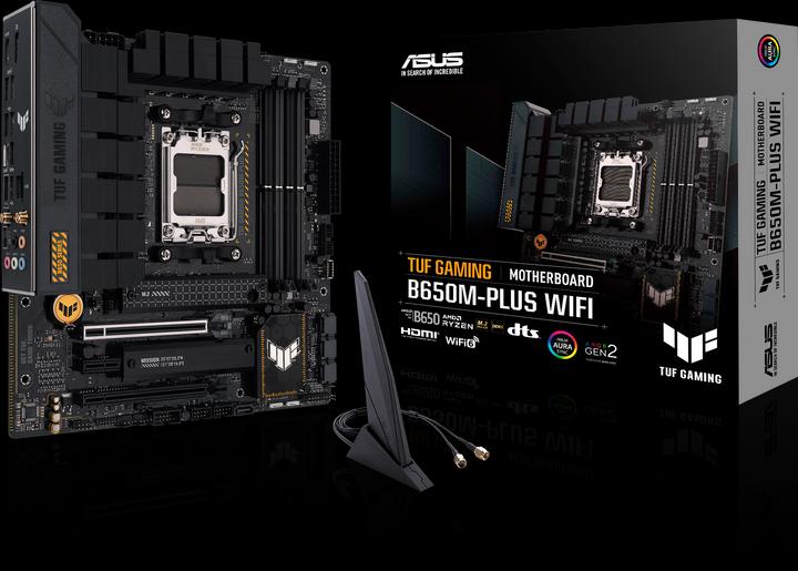 Immagine prodotto ASUS TUF GAMING B650M-PLUS WIFI (AM5, AMD B650M, mATX)