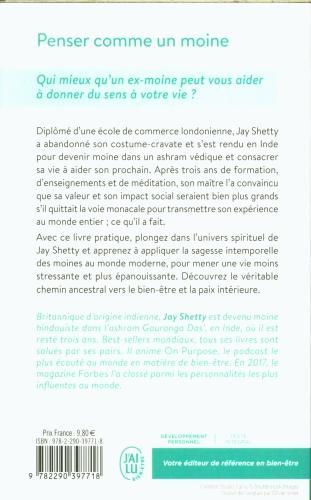 Immagine prodotto Penser comme un moine (Francese, Shetty Jay, 2024)
