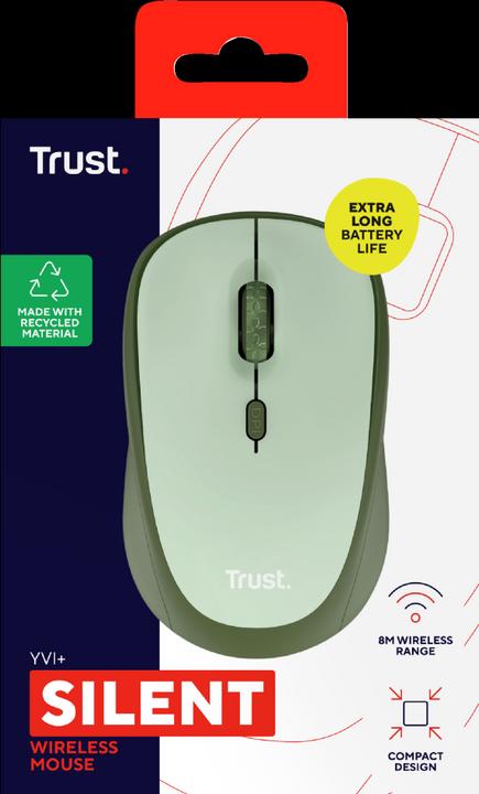 Produktbild Trust YVI+ Wireless Mouse green (Kabellos)