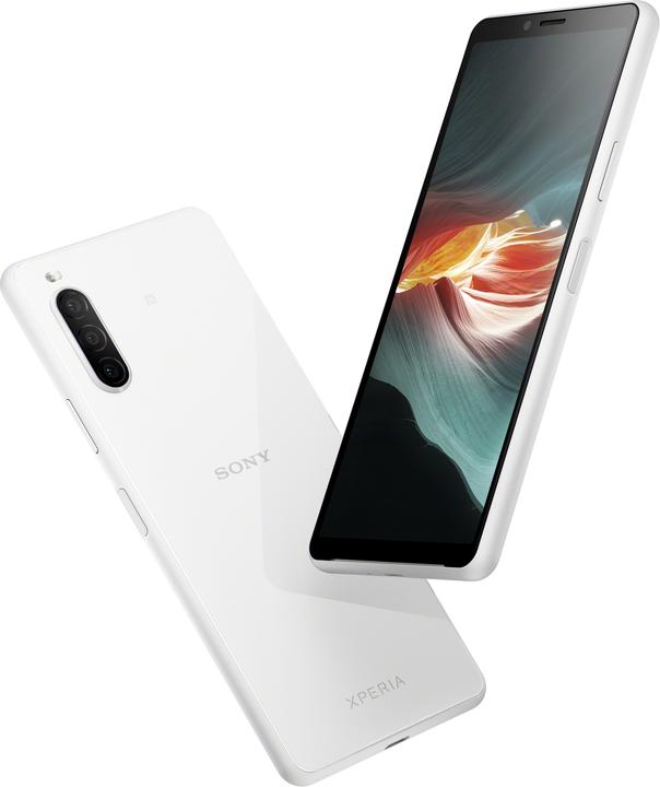 Actual product image Sony Xperia 10 II (128 GB, White, 6", Hybrid Dual SIM, 12 Mpx, 4G)