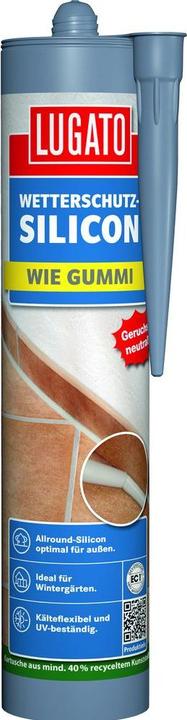 Lugato Wie Gummi Wetterschutz Silikon (Transparent, 310 ml)