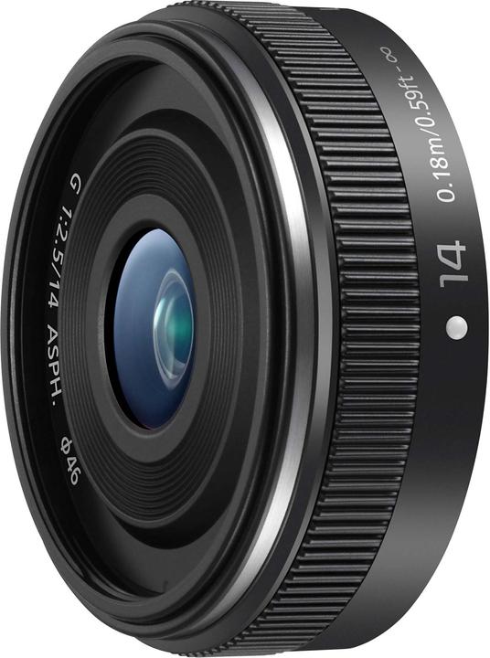 Image du produit Panasonic 14mm f/2.5 II ASPH. (Micro Four Thirds, Micro Four Thirds)