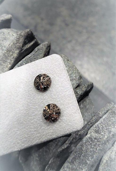 Produktbild Signé Signè Ohrstecker Kristall Patina Rose Rundschliff Edelstahl rhodiniert No.8 (Edelstahl rhodiniert)