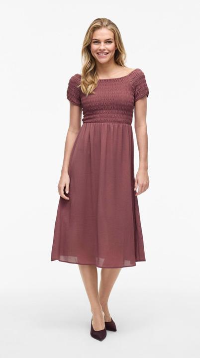 Immagine prodotto Vila VIRITA Midi Gesmoktes Kleid (38)