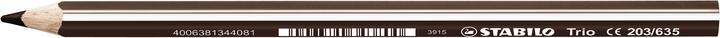 Actual product image STABILO Trio thick triangular crayon (Brown, 1 x)