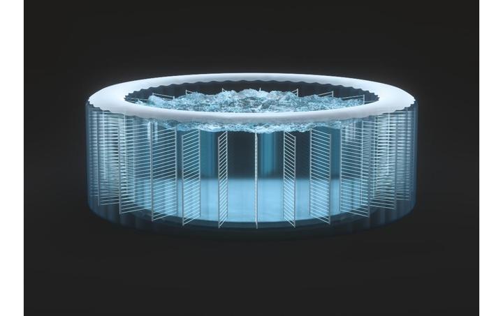 Actual product image Intex Chevron Deluxe Square Bubble Spa Set (4 pers.)