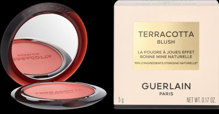 Actual product image Guerlain Terracotta 24 Blush Powder 05 (05 Dark Coral)