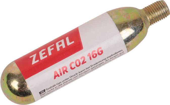 Actual product image Zefal CO2 cartridges 16g (6 pieces) (Replacement CO2 cartridges)