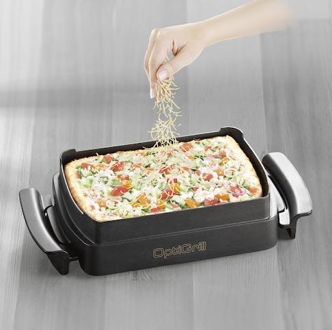 Produktbild Tefal GC712D Optigrill + XA7258 Backschale + W875 Hamburgerpresse