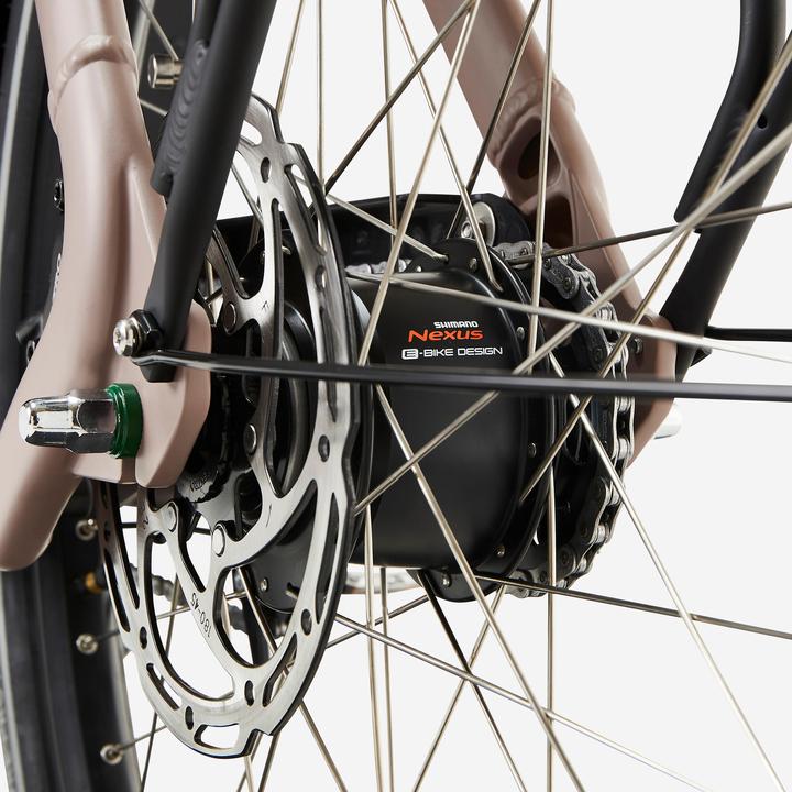 Produktbild Btwin E-Lastenfahrrad Long John F900E Family taupe