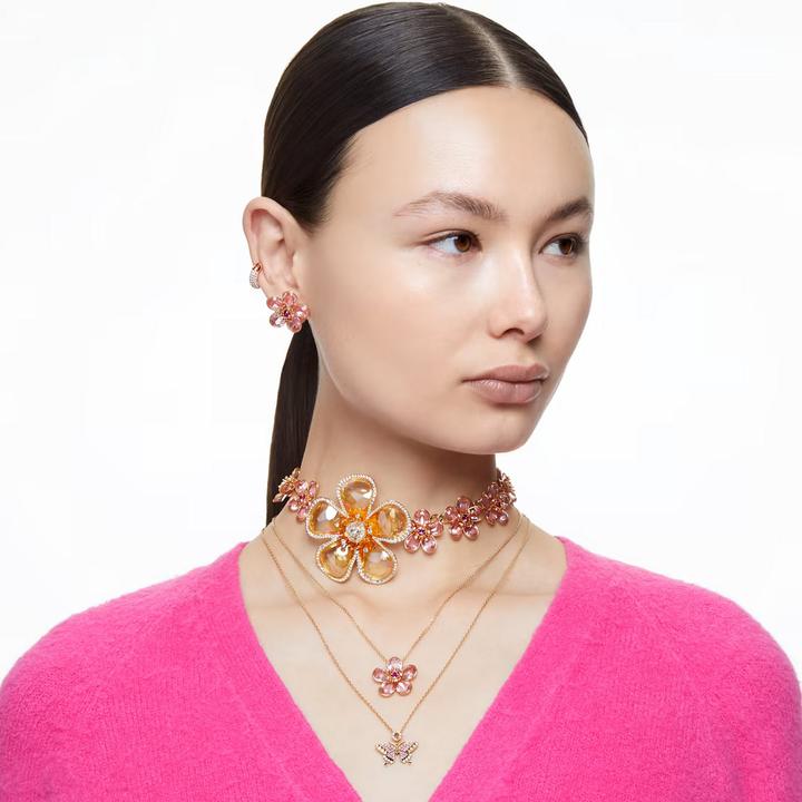 Image du produit Swarovski Idyllia Collier papillon or (Métal Swarovski, 46 - 51 cm)