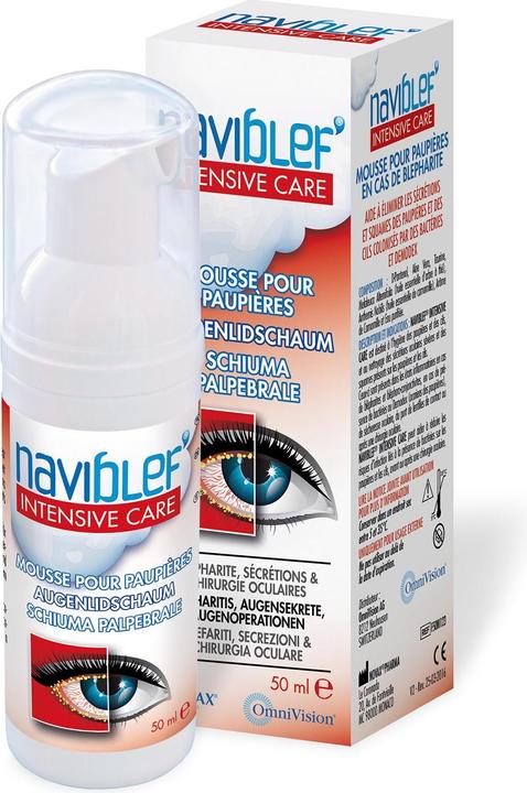 Actual product image Naviblef Intensive Care Eyelid Foam 50ml (50 ml, Day + Night)