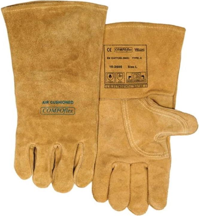 Weldas Schweisserhandschuhe Bucktan (9.5, XL)