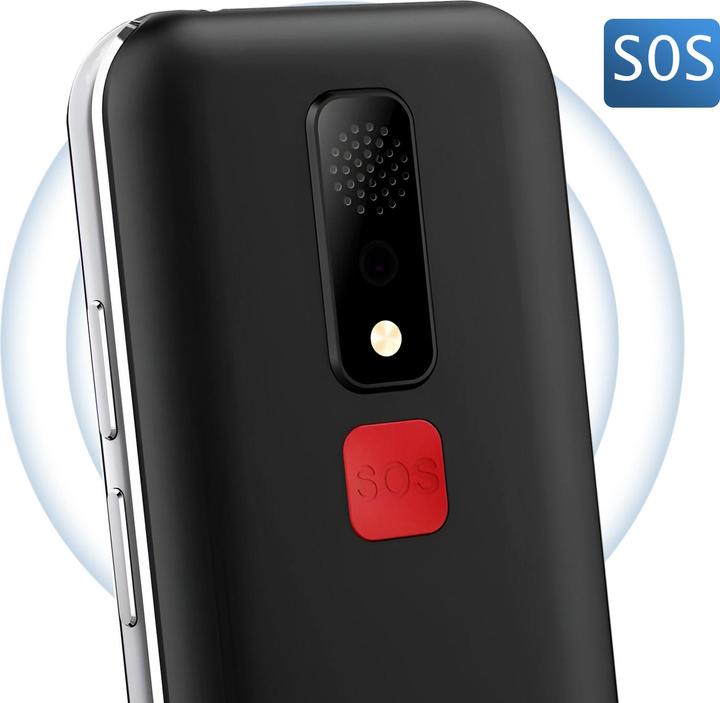 Image du produit Geemarc CL8600 Téléphone portable 4G pour seniors avec grand écran et appareil photo, noir (2.80", 4G)